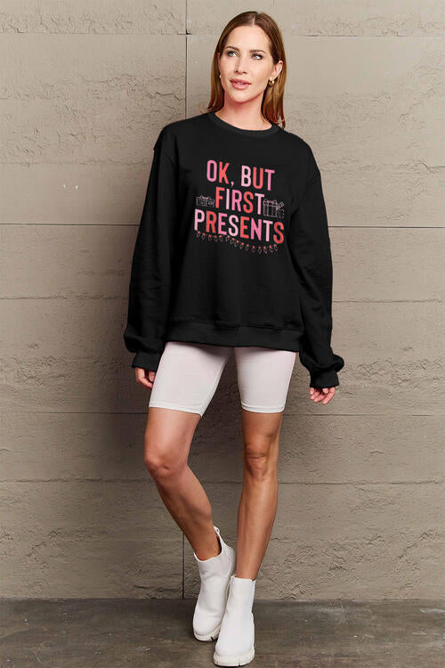 The Presents First Graphic Sweatshirt