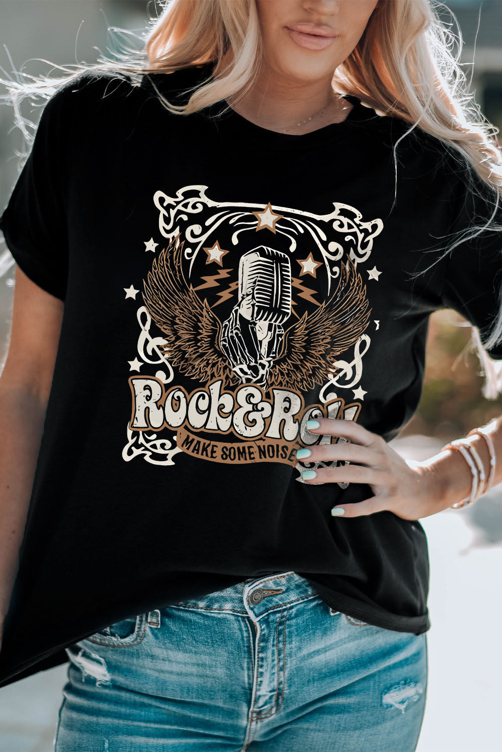 The R & R Slogan Graphic T-Shirt