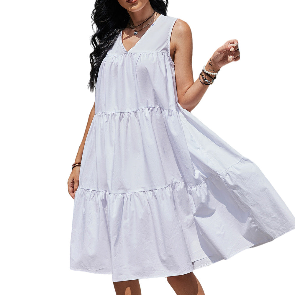 The Sweet Sleeveless Tiered Dress