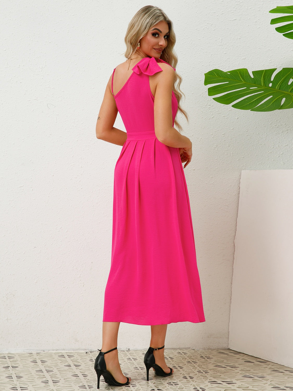 The One-Shoulder Bow Dress
