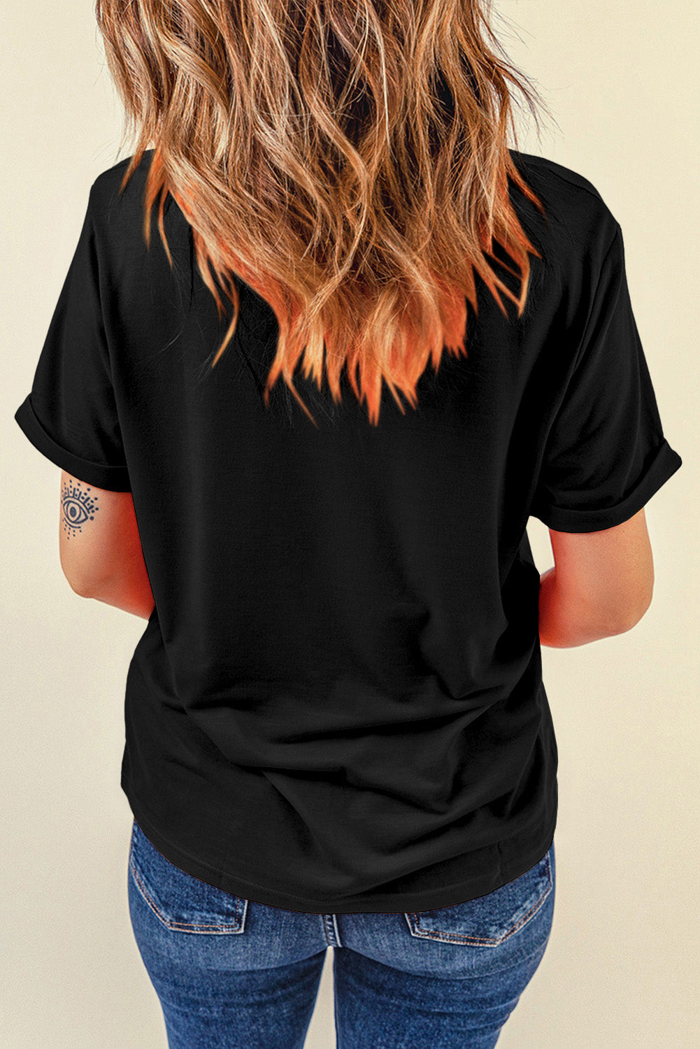 The Good Time Letter Graphic Round Neck T-Shirt
