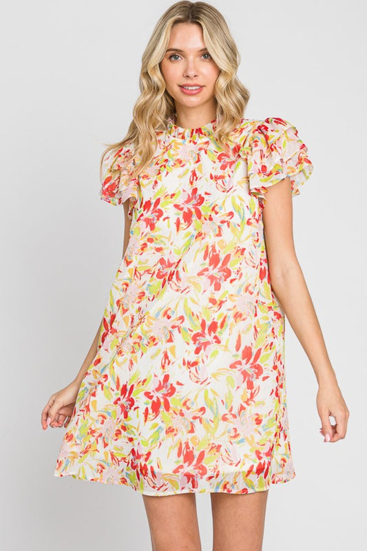 The Sweet Floral Mini Dress