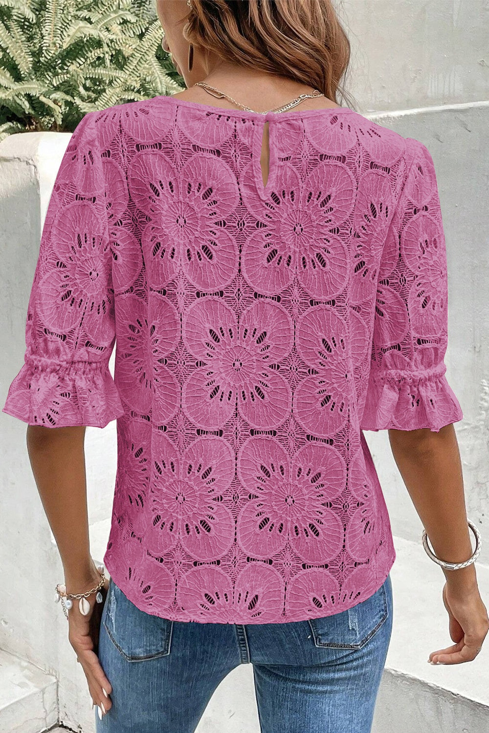 The Feminine Flounce Sleeve Blouse