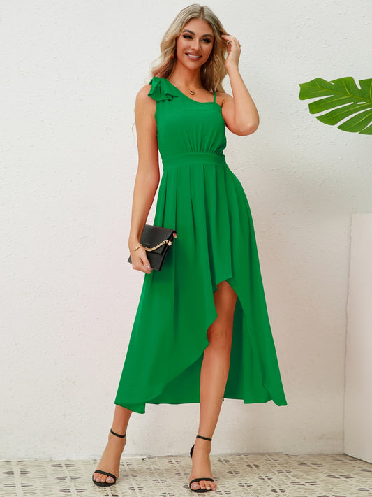 The One-Shoulder Bow Dress