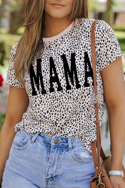 The MAMA Animal Print T-Shirt