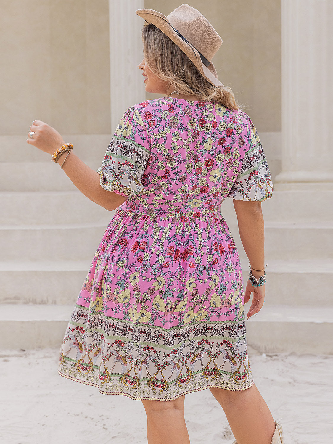 pink boho dress plus size Summer Long Dress for Women 2026 Sleeveless Boho Flowy Dresses Plus Size Loose Comfy Dress with Pockets,Pink sleeveless,3X