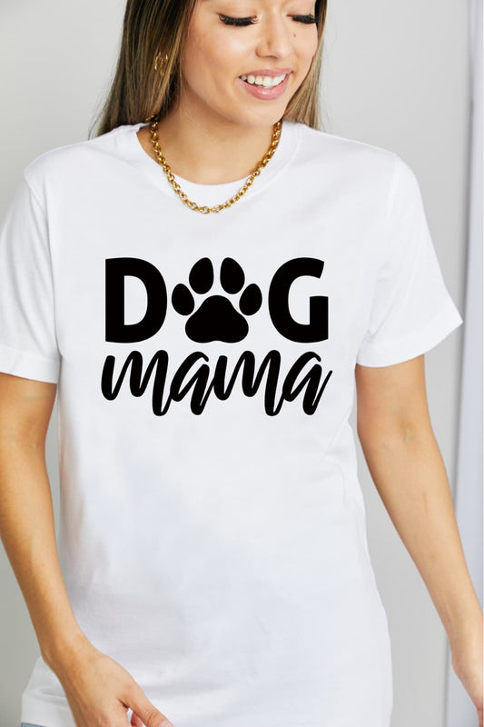 The DOG MAMA Graphic Cotton T-Shirt