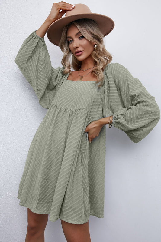 The Sage Square Neck Dress