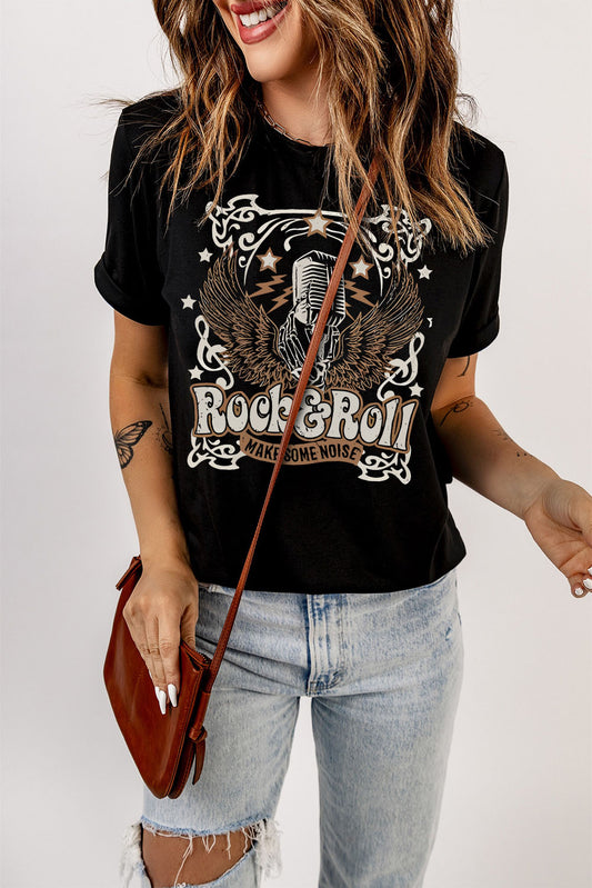 The R & R Slogan Graphic T-Shirt